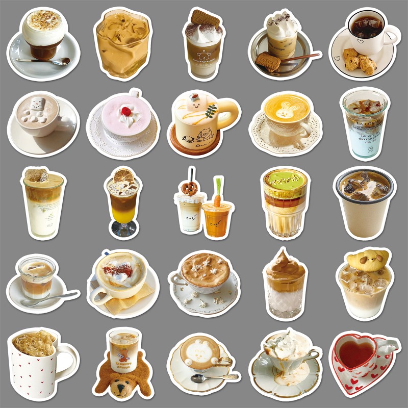 50pcs Coffee Ins Style Brown F - огляд і ціна Coffee Tea Journal