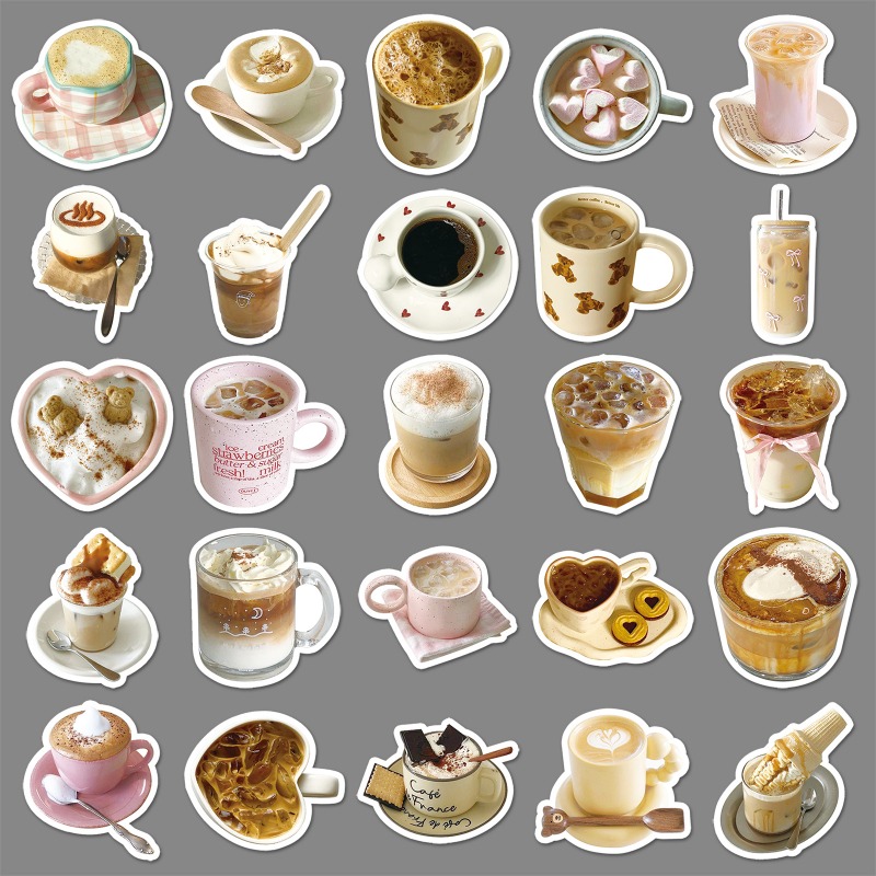 50pcs Coffee Ins Style Brown F - огляд і ціна Coffee Tea Journal