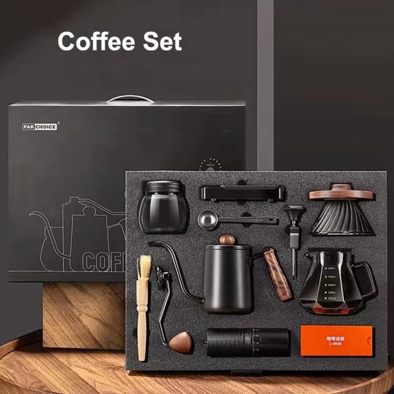 10pcs Travel Coffee Set Manual - огляд і ціна Pour Over Kettle