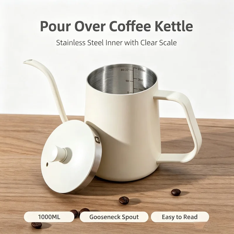 304 Stainless Steel Gooseneck  - огляд і ціна Pour Over Kettle