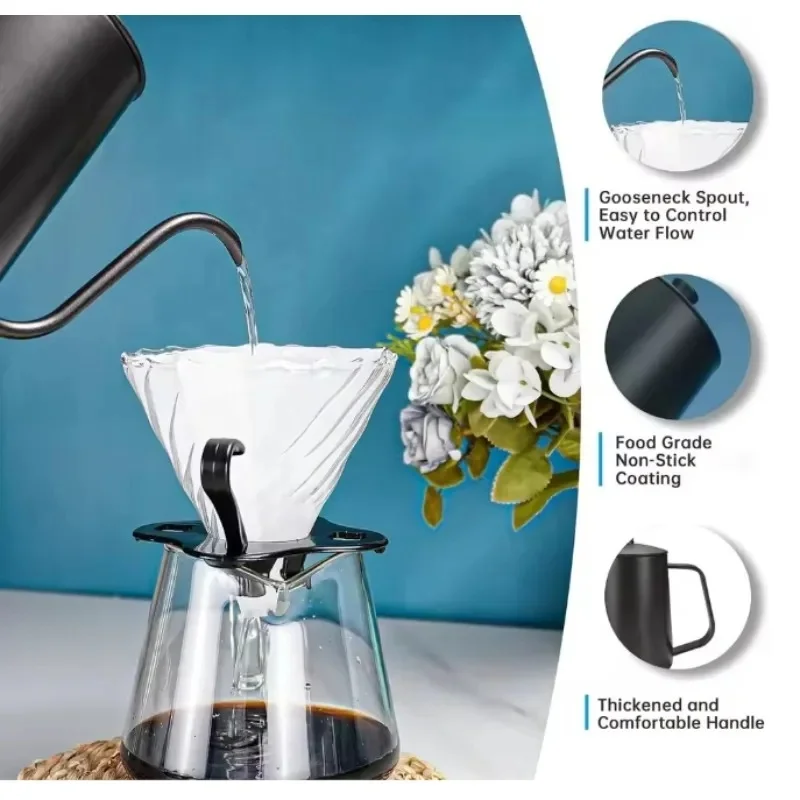 304 Stainless Steel Gooseneck  - огляд і ціна Pour Over Kettle