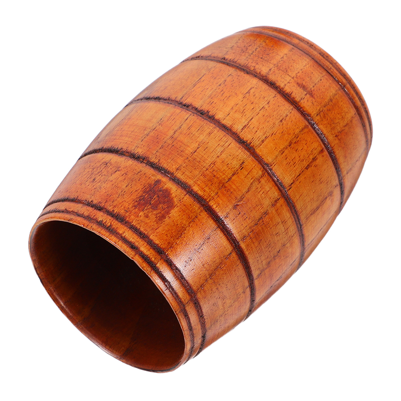 Wooden Beer Barrel Mug Natural - огляд і ціна Coffee Tea Drink