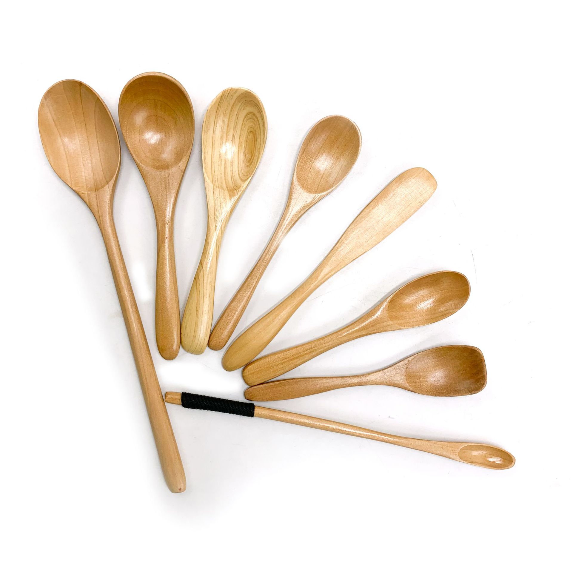 Wooden Teaspoons Long Wood Cof - огляд і ціна Coffee Tea Japan