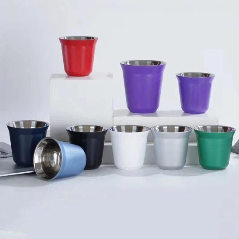 80/160ml Stainless Steel Espre - огляд і ціна Espresso Cup Saucer