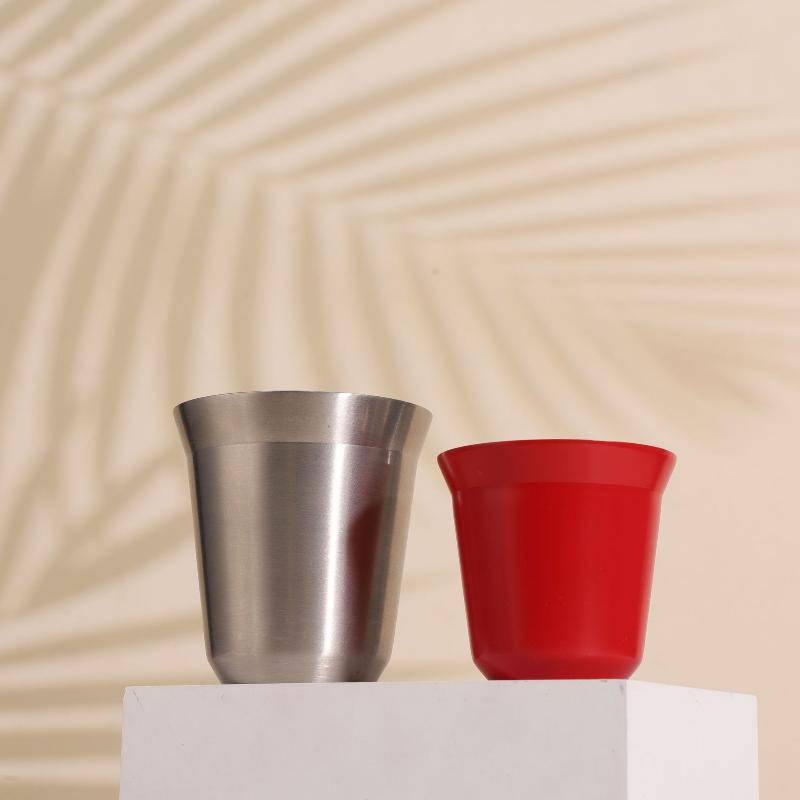 80/160ml Stainless Steel Espre - огляд і ціна Espresso Cup Saucer