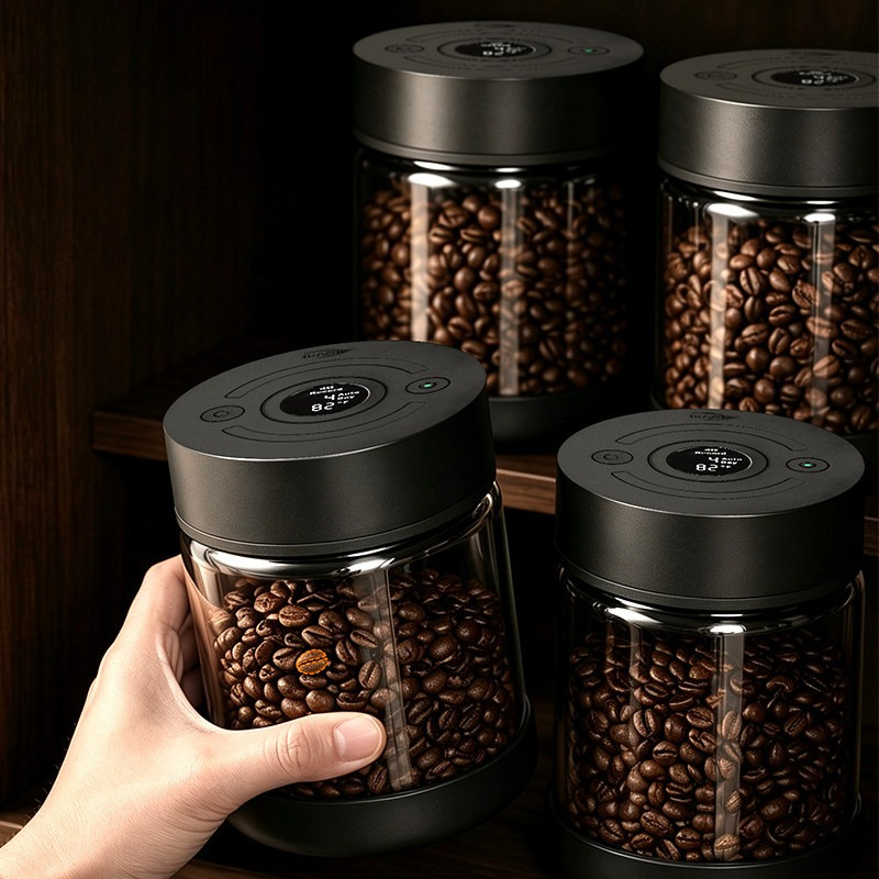 Coffee bean sealed tank digita - огляд і ціна Coffee Tea Display