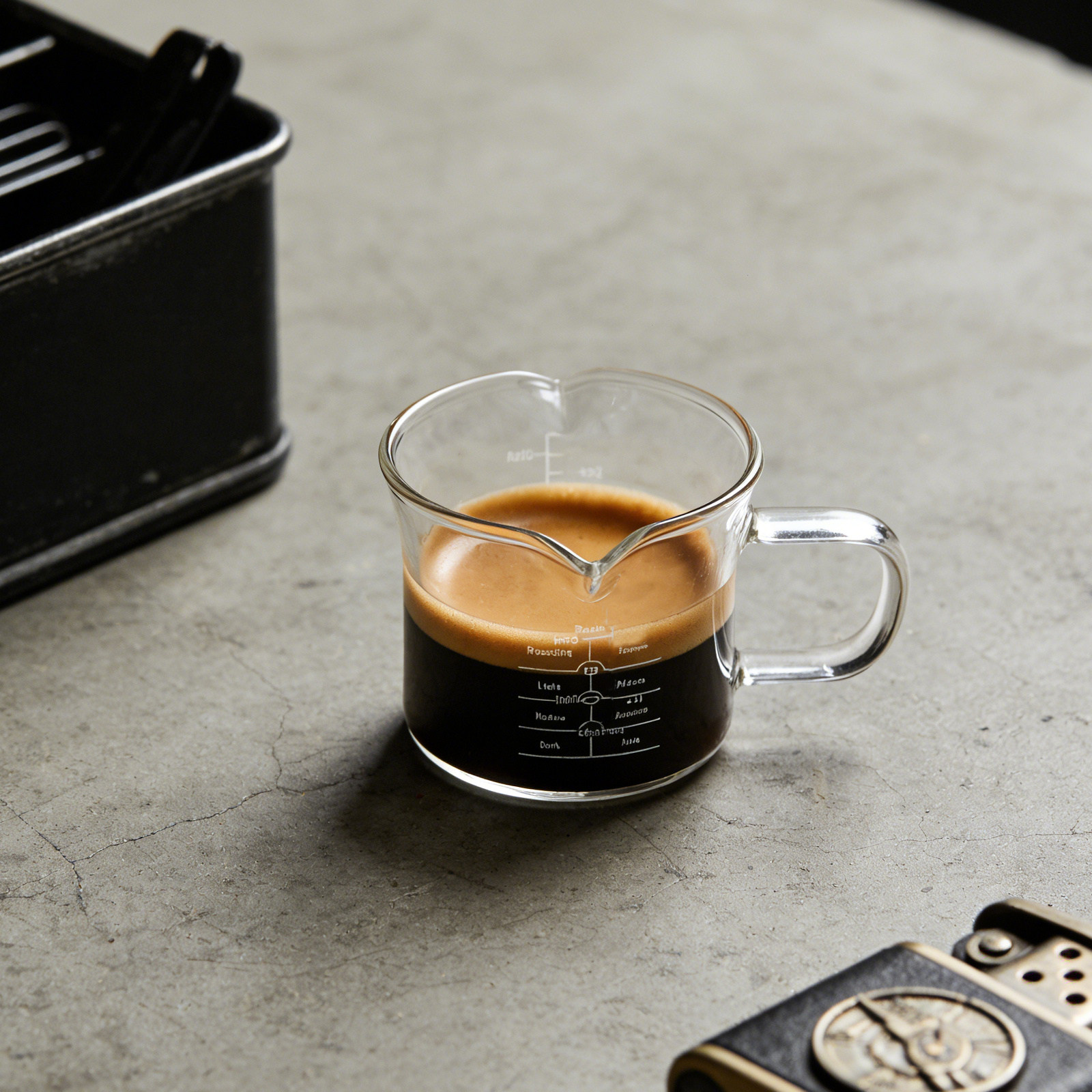 Double Spout Glass Measuring C - огляд і ціна Coffee Tea Milk